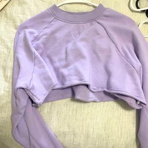 Crop sweatshirt